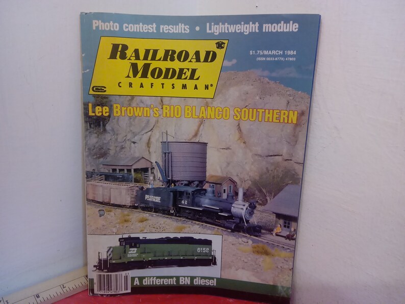 Vintage Model Train Magazines, Railroad Model Craftsman and Model ...