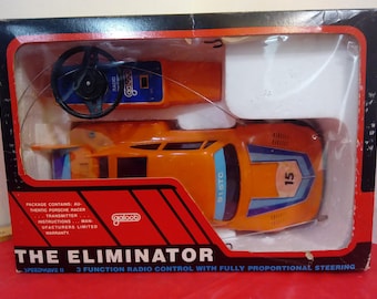 Vintage Remote-Control Car, The Eliminator by Galoob or Super Speed Porsche 917 by Interpur, Made in Taiwan