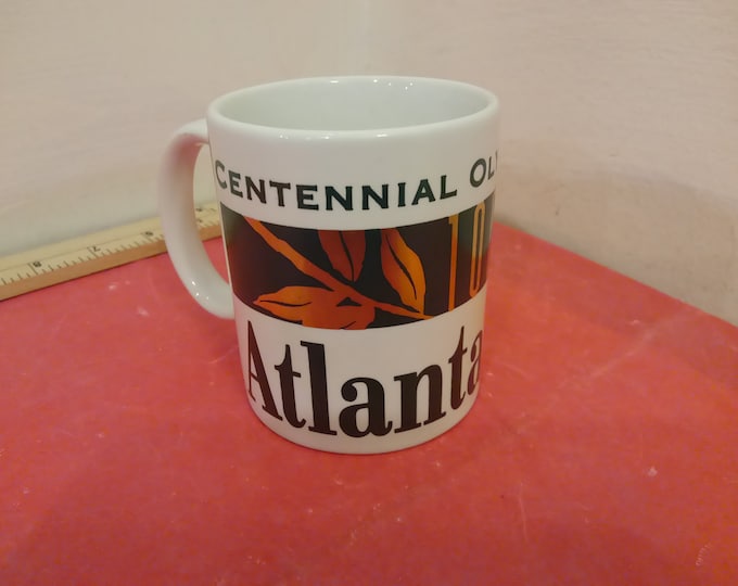 Vintage Olympics Coffee Cup, Atlanta Centennial Olympics 1996#