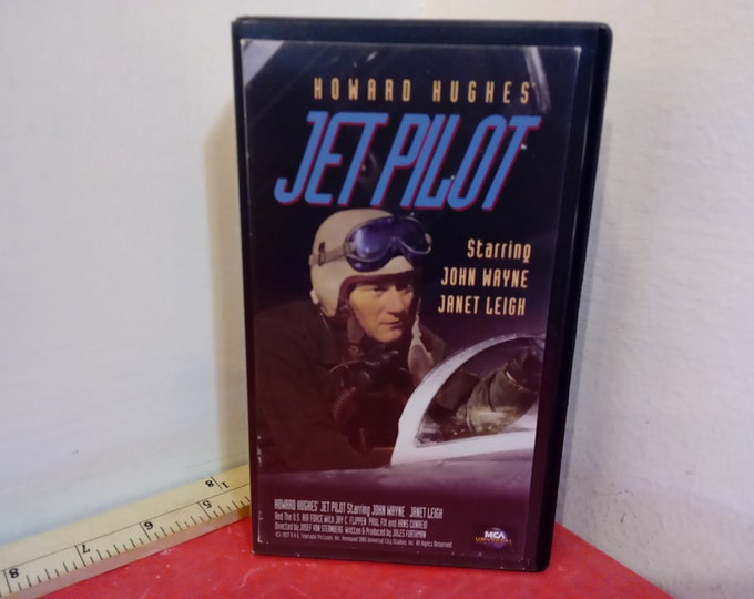 Vintage VHS Tape, Jet Pilot, John Wayne, 1992~