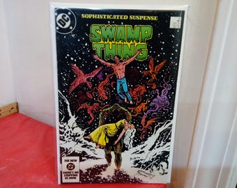 Vintage DC Comic Books, The Saga of the Swamp Thing, 1980's