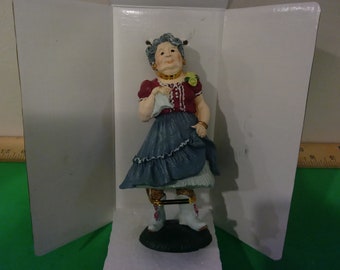 Vintage Marge Crunkleton Lincoln County Garden Club Collectible Figurine &quot;Ellie&quot;, 1996