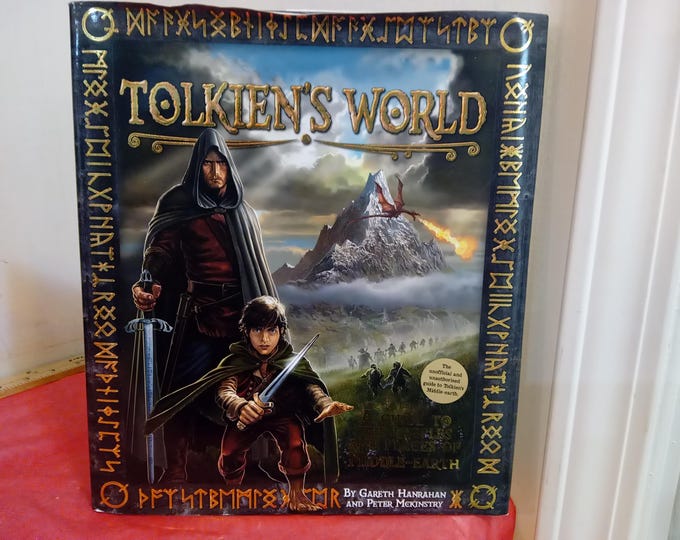 Vintage Hardcover Book, Tolkien's World "A Guide to the Peoples and Places of Middle-Earth", 2012