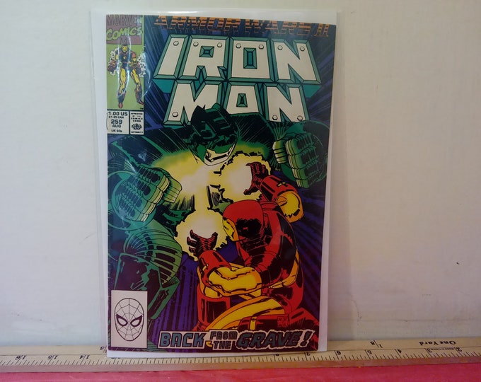 Vintage Comic Books, Marvel Comic Books, The Invincible Iron Man and Iron Man Comics, 1970's thru 1980's