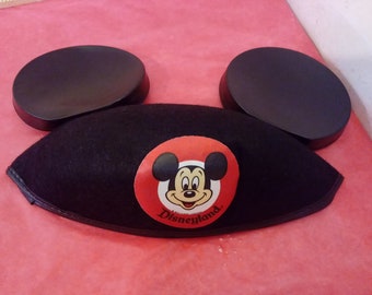 Vintage Mickey Mouse Cap, Walt Disney World and Disneyland Version#
