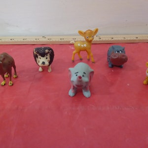 Vintage Zoo Animals, Elephant, Hippo, Camel, Lion, and Others, Made in Hong Kong