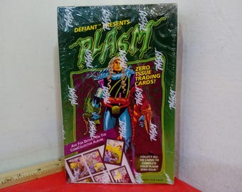 Vintage Artist Trading Cards, Defiant Presents Plasm, Zero Issue Trading Cards, 1993