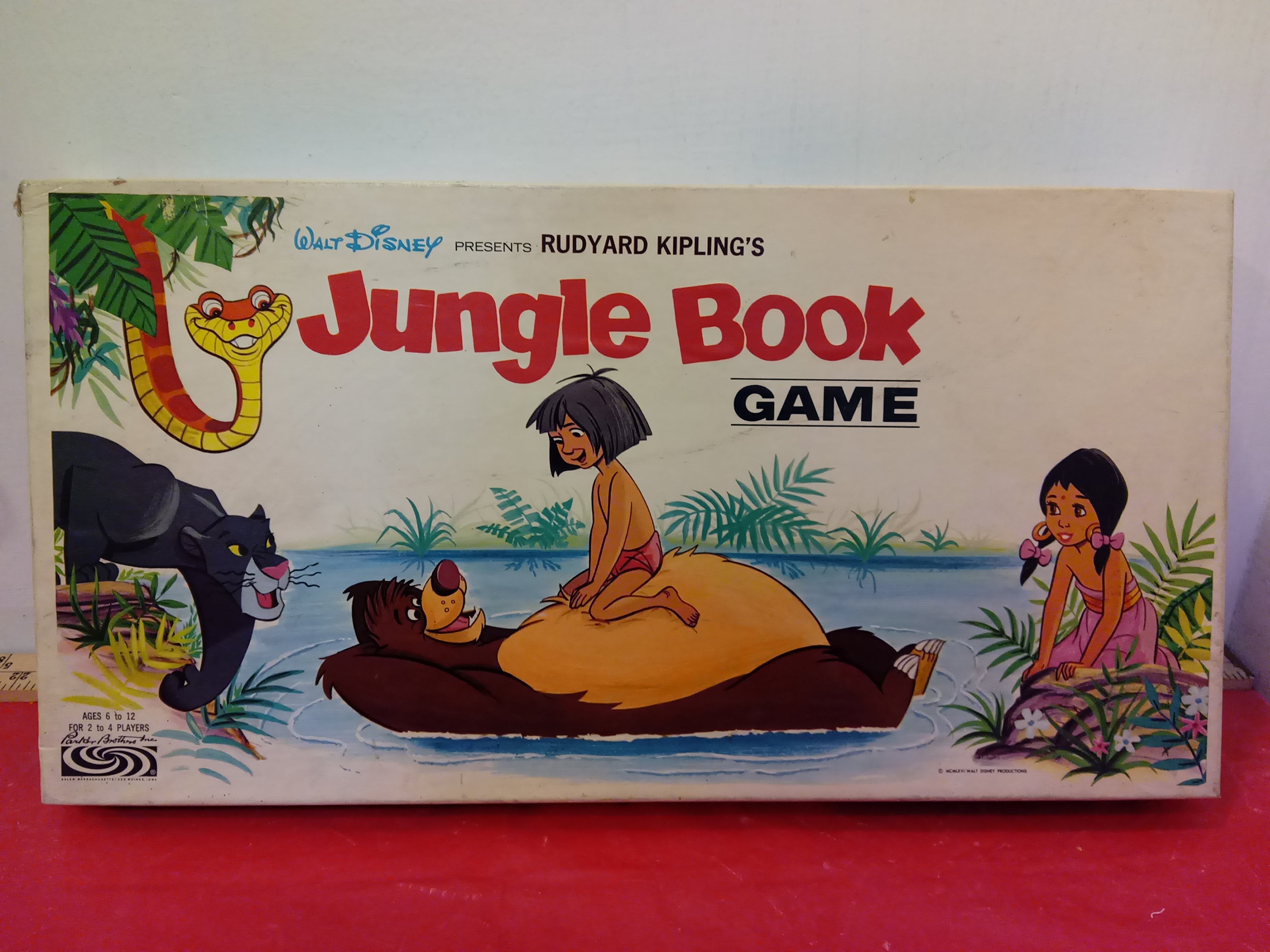 Vintage Board Game, Walt Disney Jungle Book Game by Rudyard Kipling's ...
