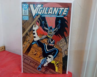 Vintage Comic Books, DC Comic Books, Vigilante, 1980's