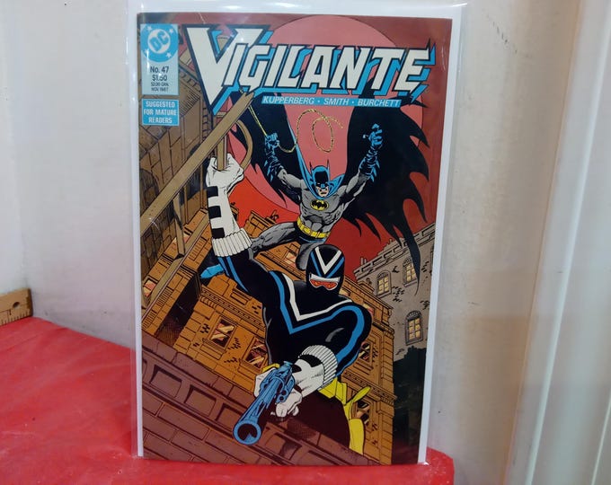 Vintage Comic Books, DC Comic Books, Vigilante, 1980's