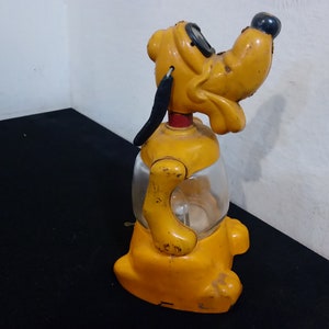 Vintage Child&#39;s Lantern, Walt Disney&#39;s Childs Mobile Carried Lantern, Battery Lantern &quot;Pluto&quot; with Handle, 1960&#39;s#