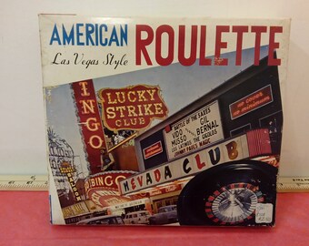 Vintage American Roulette Game, Las Vegas Style Made in Japan