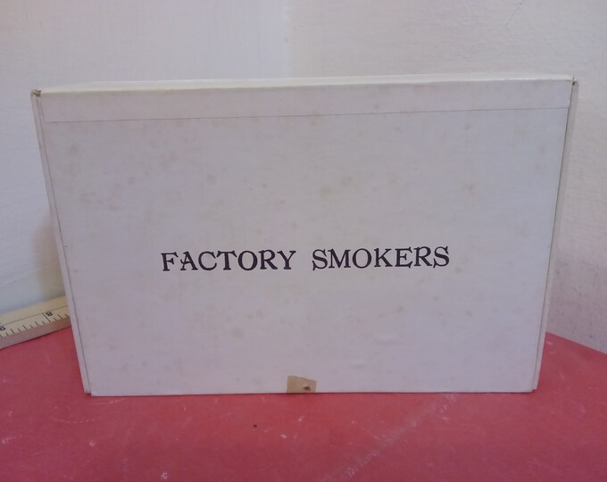 Vintage Cigar Box, American Cigar Perfectos 50 Cigars, Made in New York, New York#