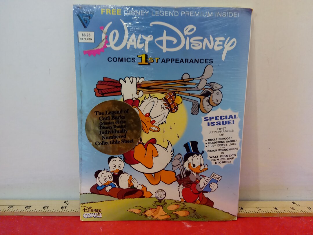 Vintage Disney Comic Book, Walt Disney Comics First Appearances by Gladstone Comics, 1992 Etsy