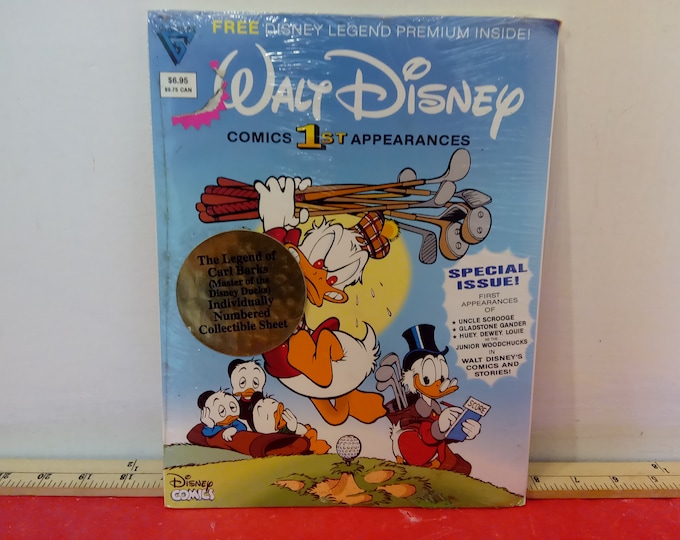 Vintage Disney Comic Book, Walt Disney Comics First Appearances by Gladstone Comics, 1992#