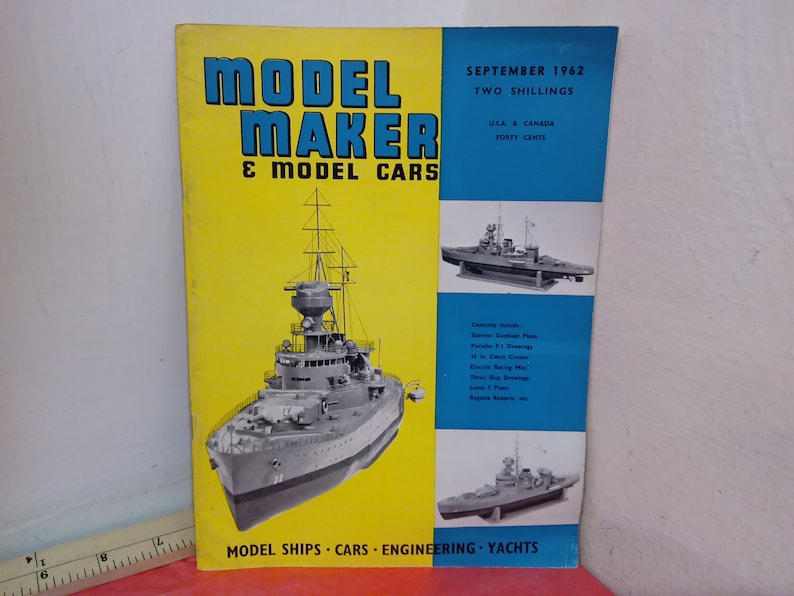 Model Ship Covers Vintage Modeling Magazines, Model Maker Magazines About Model Ships ...