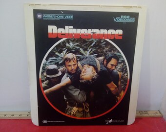 Vintage Video Disc Movie, Deliverance Video Disc by Warner Home Video, 1983#