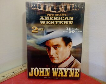 Vintage Dvd Movie Discs, The Great American Western, DvD Disc, John Wayne, 2003~