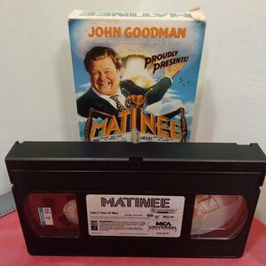 Vintage VHS Movie Tape Matinee John Goodman 1993 - Etsy