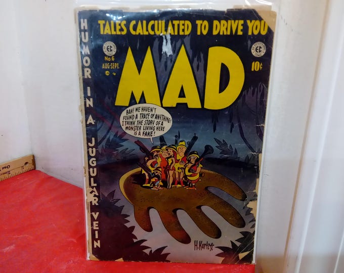Vintage Mad Comic Book, Tales Calculated to Drive You Mad, Issue #6, 1953