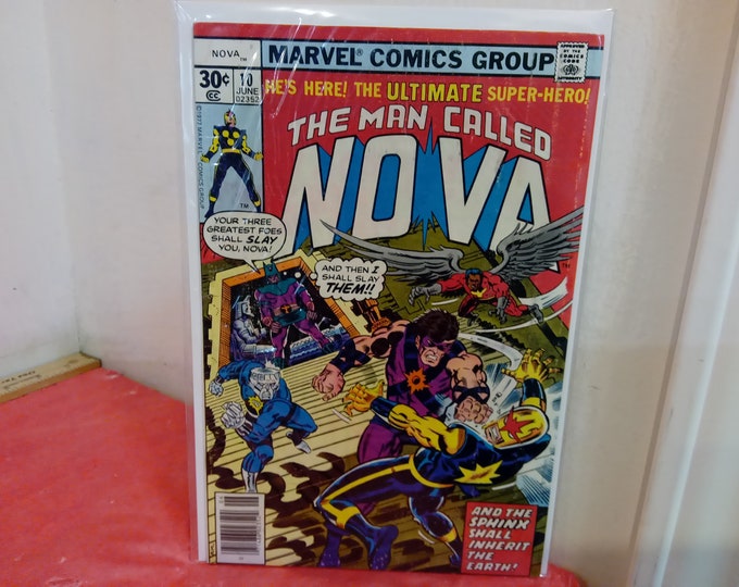 Vintage Comic Books, Marvel Comic Books, The Man Called Nova, 1980's