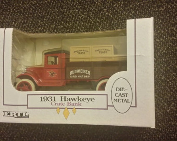 Vintage Die-Cast Bank, 1931 Annheuser Busch Delivery Truck, 1992