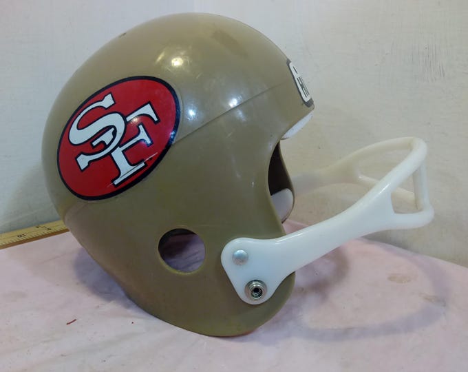 Vintage Sports Helmets, Youth Football or Baseball Helmets, San Francisco, Colts, New England, Pittsburgh, Rams, or Montreal Expos#