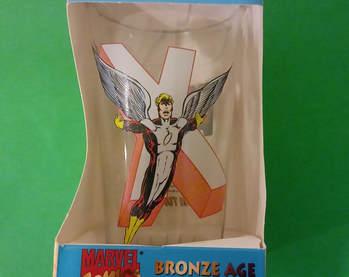 Toon Tumblers Frosted Collector Glass, Marvel Comics/Bronze Age Heroes, Angel, 2006