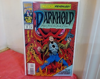 Vintage Comic Books, Marvel Comic Book, Darkhold #10