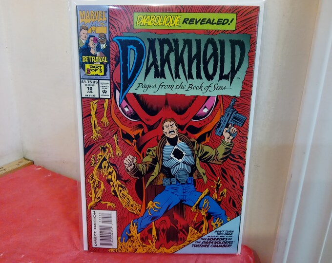 Vintage Comic Books, Marvel Comic Book, Darkhold #10