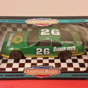 Vintage Nascar Die-cast Car, Ertl American Muscle Quaker State