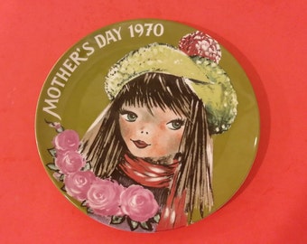 Seven Seas Traders W. Germany Mother's Day Plate 1970