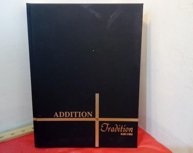 Collectible Highschool Yearbook, RJ Reynolds Highschool Black and Gold, 2016