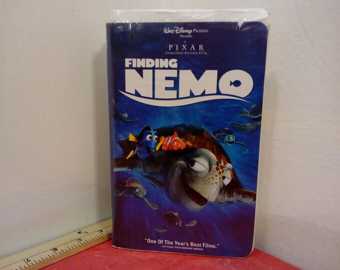 Vintage VHS Movie Tape, Finding Nemo, Walt Disney~