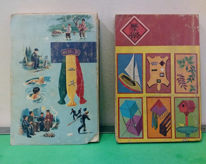 Victorian Wolf Cub Scout Book and Webelos Scout Book
