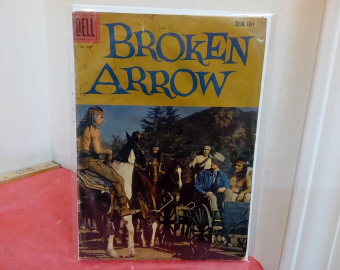 Vintage Dell Comic Books, Zane Grey's, Texas Rangers, The Rebel, The Indian Fighter, and Broken Arrow.