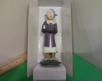 Vintage Marge Crunkleton Lincoln County Garden Club Collectible Figurine "Zella", 1996