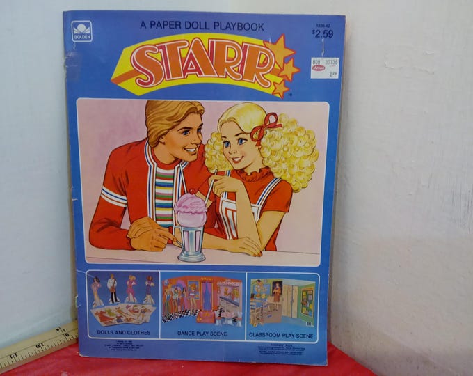 Vintage Paper Dolls, Starr, Midge and Marge, Outfits, Dolls, Elizabethan Outfits, Large Dolls with Hair, and Godey's Ladys Book, 1970's#