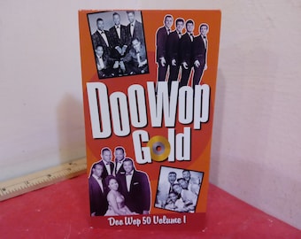 Vintage VHS Movie Tape, Doowop Gold, Volume I, 1999#