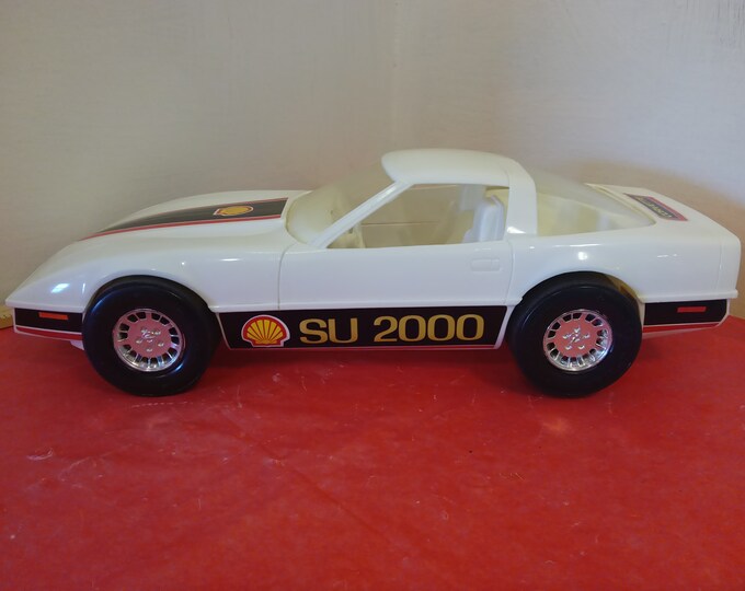 Vintage Shell SU 2000 Corvette Pace Car, Made by Processed Plastic Model #9540, 1980