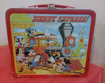 Vintage Lunchbox, Disney Express Lunchbox by Aladdin, 1979