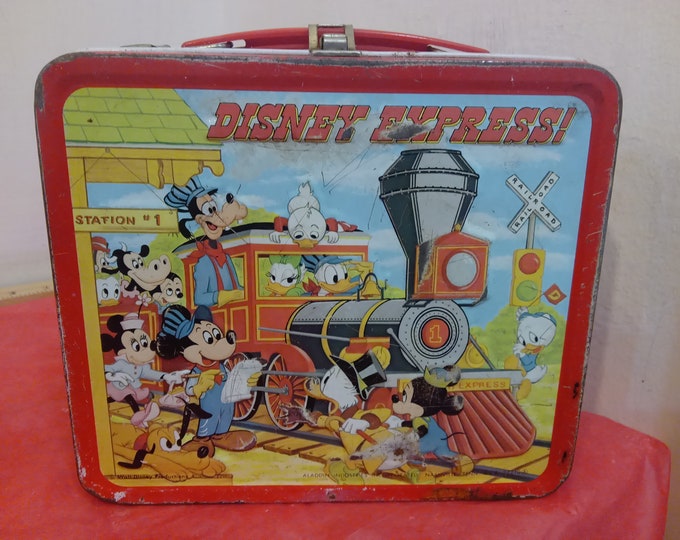 Vintage Lunchbox, Disney Express Lunchbox by Aladdin, 1979