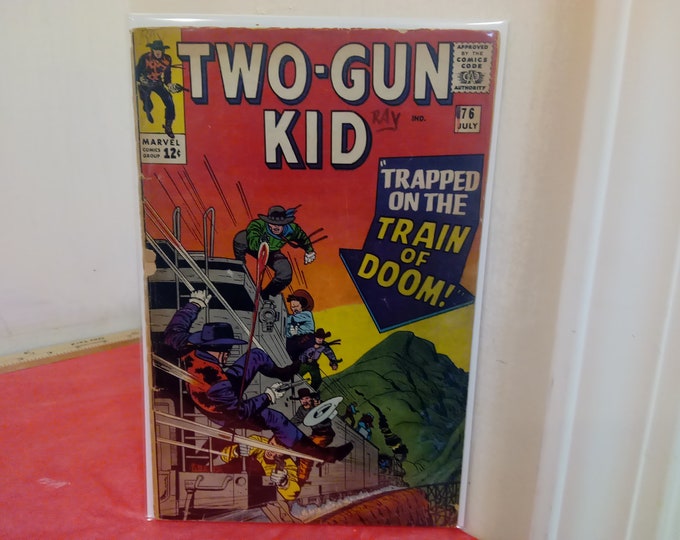 Vintage Comic Books, Marvel Comic Book "Two-Gun Kid", .12 to .15 Cent Comic Books, 1960's and 70's