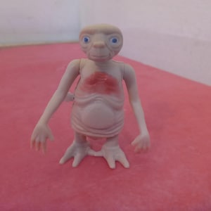 Vintage Movie Figurines, E.T. the Extraterrestrial Plastic Figurines, 1980&#39;s#