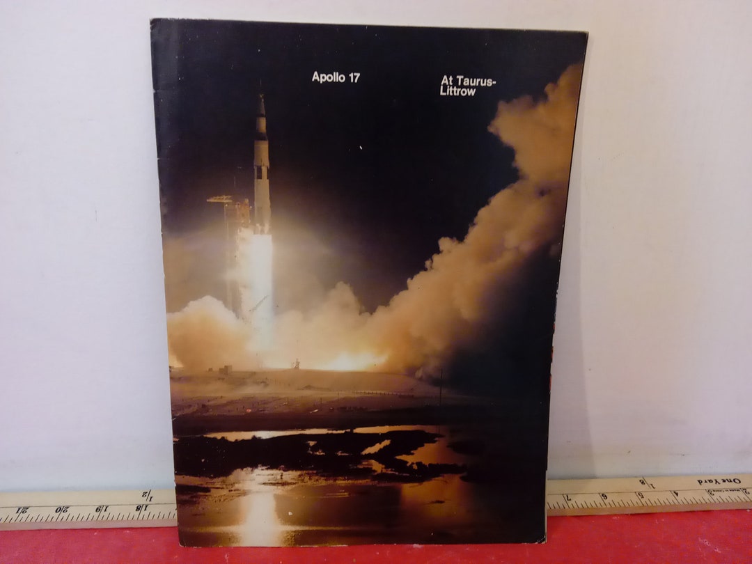 Vintage NASA Pamphlet, Apollo 17 Moon Landing at Taurus-littrow ...