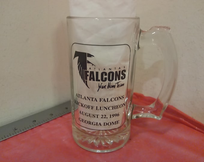 Vintage Atlanta Falcons NFL Football Team Kickoff Luncheon Mug, 1996#