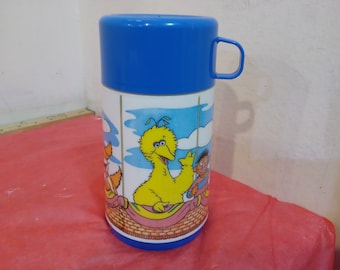 Vintage Thermos, Sesame Street Thermos by Aladdin, 1980's#