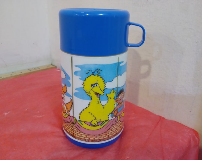 Vintage Thermos, Sesame Street Thermos by Aladdin, 1980's#