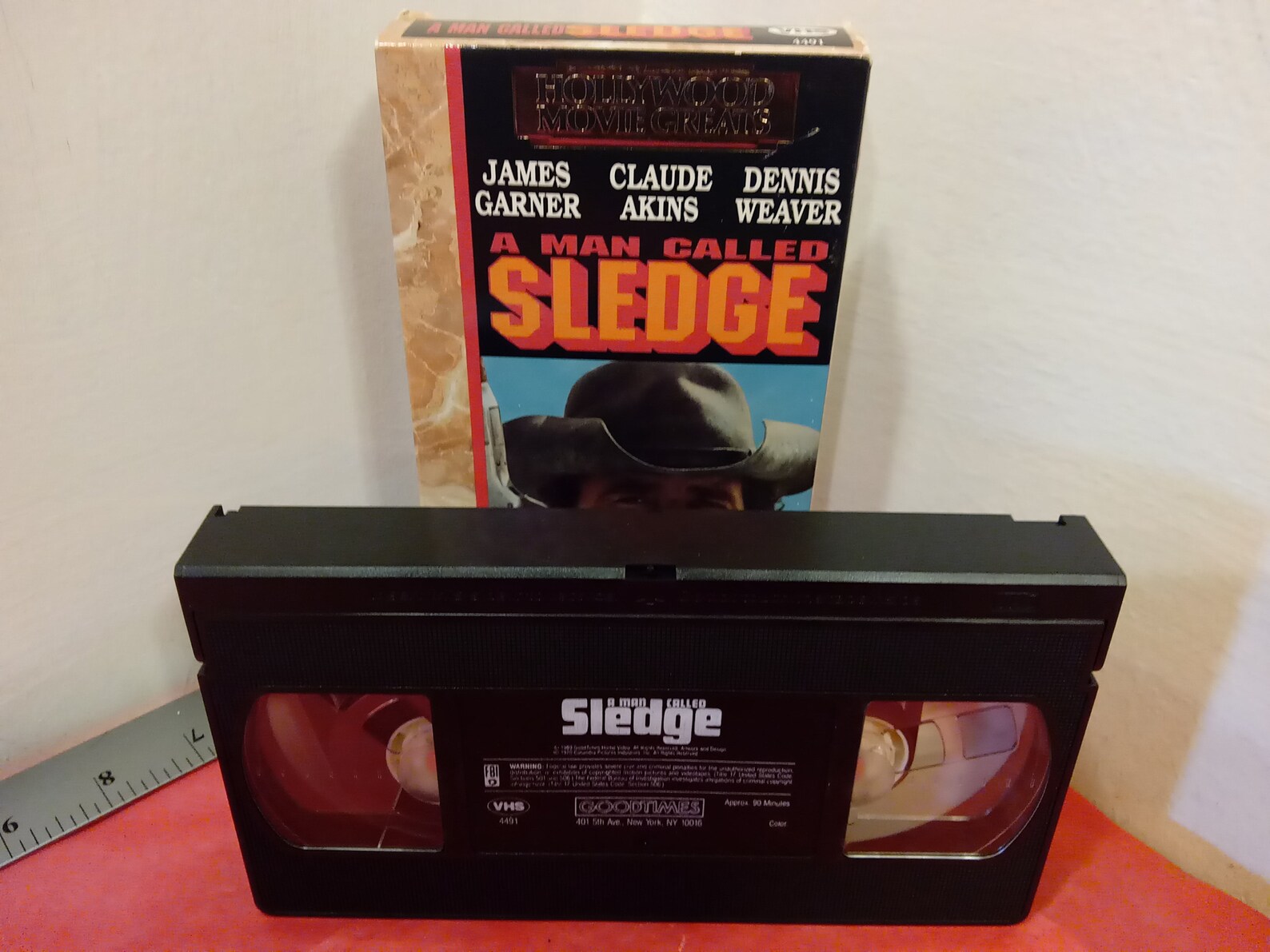 Vintage VHS Movie Tape A Man Called Sledge James Garner Etsy