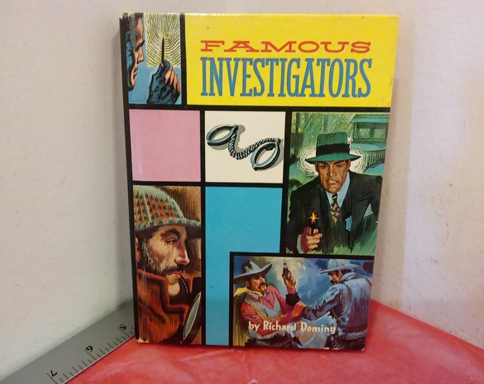 Vintage Famous Investigators Book by Richard Deming, 1963